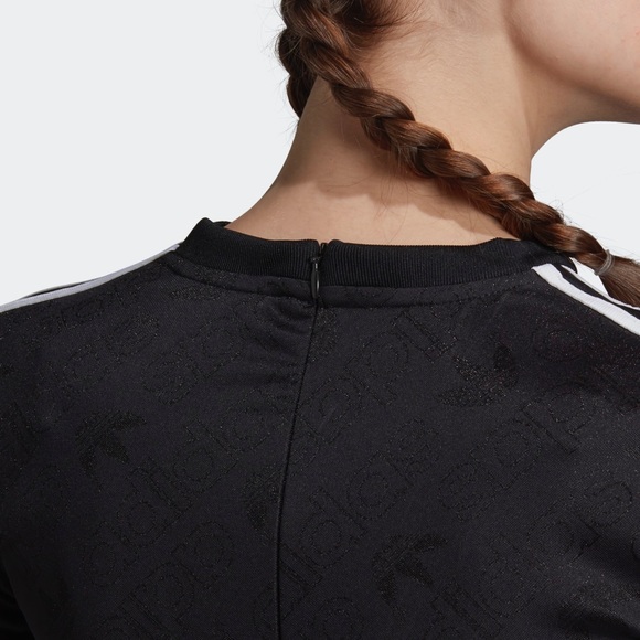 adidas Black Jacquard Bodysuit - Picture 7 of 14